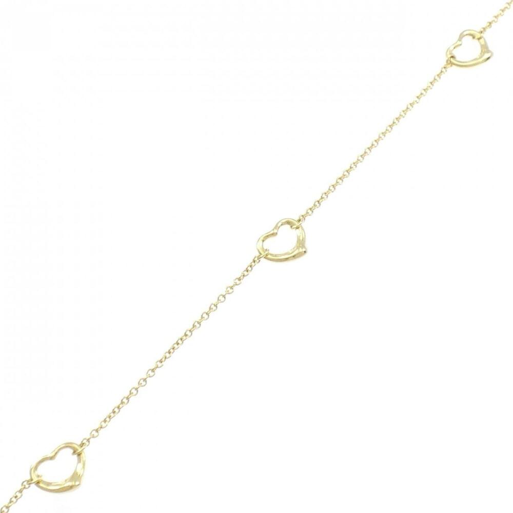 TIFFANY Gold Heart Charm Bracelet